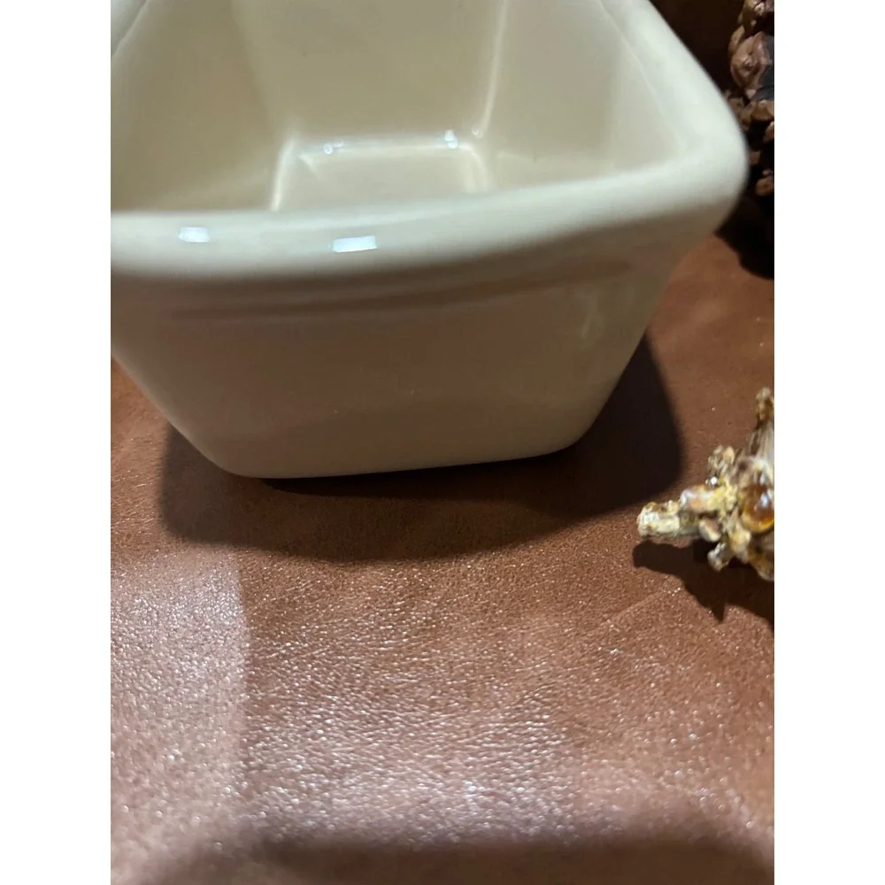LTD Commodities Christmas Stocking Mini Loaf Pan Ceramic Holiday Baking Dish